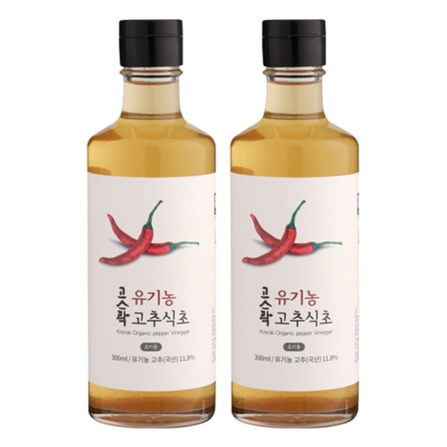 고스락 유기농 고추식초, 300ml, 2개