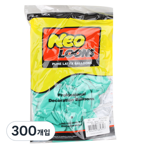 네오룬스 30 cm 라운드풍선, 펄 민트그린, 1개
