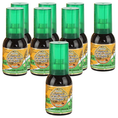 아피스브라질 그린 프로폴리스 스프레이, 30ml, 8개