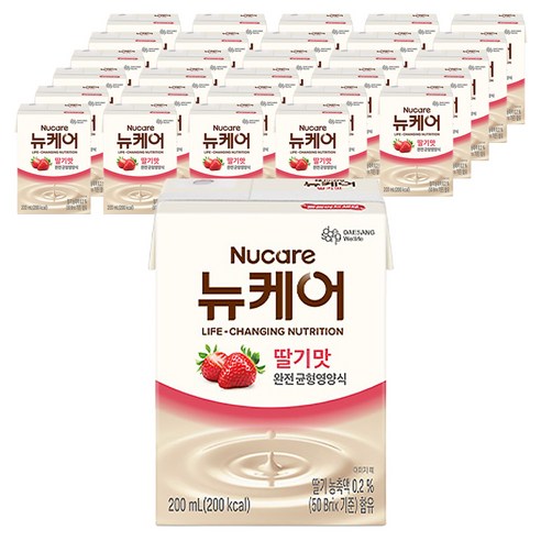 뉴케어 딸기맛 완전균형영양식, 200ml, 150개