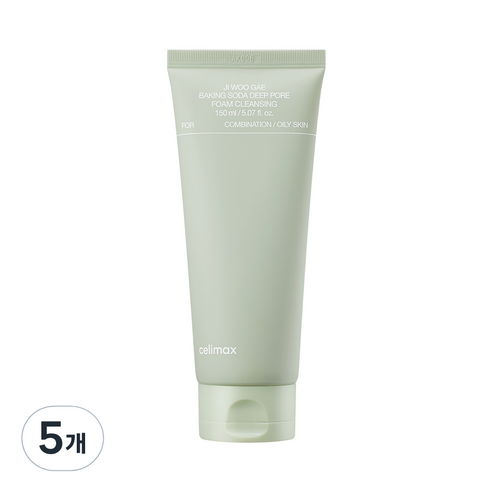 셀리맥스 베이킹 소다 지우개 폼 클렌징, 150ml, 5개