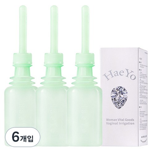 해요 여성 질세정기, 120ml, 6개