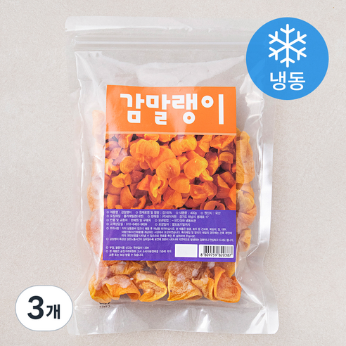 네이처원 감말랭이 (냉동), 400g, 3개