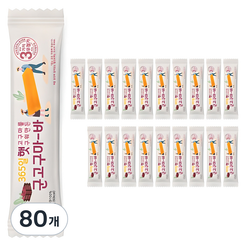 봄날인터내셔널 군고구마바, 22g, 80개