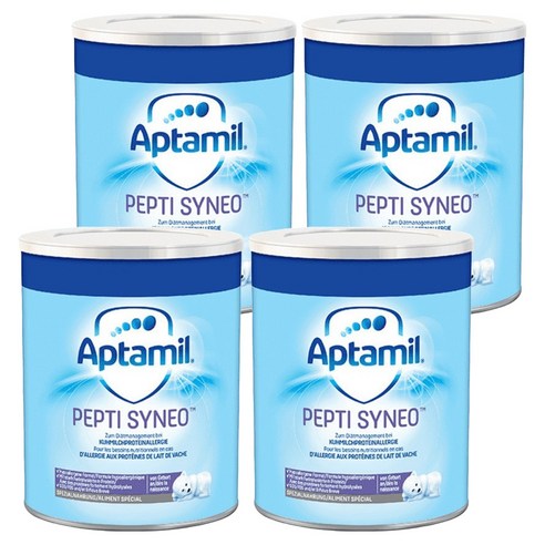 압타밀 뉴트리시아 펩티시네오 알레르기분유, 400g, 4개