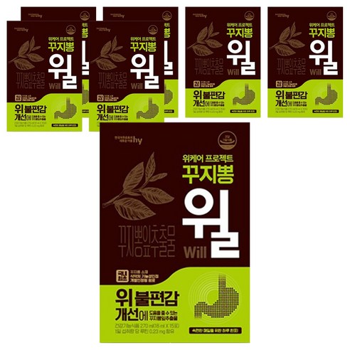 에치와이 위케어 프로젝트 꾸지뽕 윌 15p, 270ml, 7개
