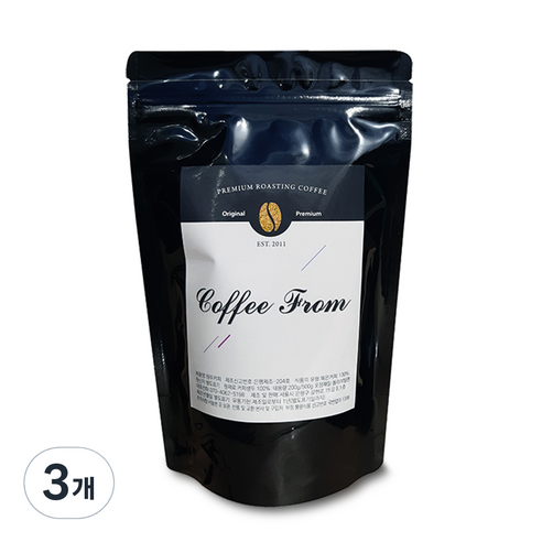 커피프럼 콜드브루 블렌딩 분쇄커피, 500g, 3개, 더치