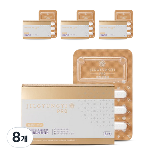 질경이 프로 여성청결제 6p, 3.6g, 8개