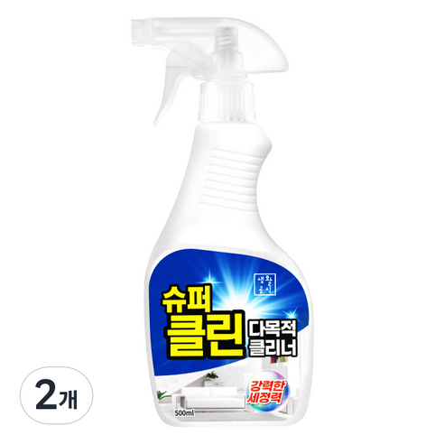 생활공식 슈퍼클린 다목적 클리너, 500ml, 2개