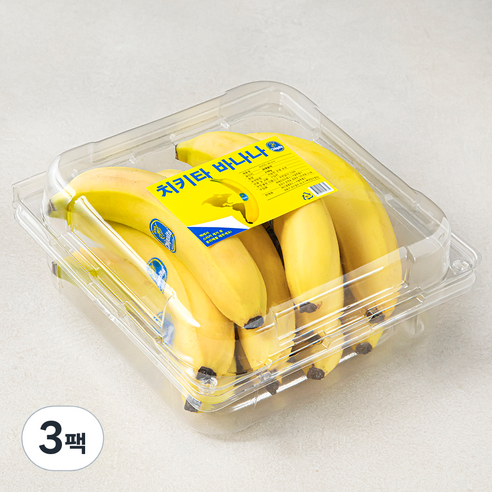 치키타 코스타리카산 바나나, 2kg, 3팩
