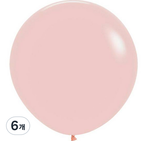 셈퍼텍스 대형풍선 60cm, 파스텔메이트 멜론, 6개