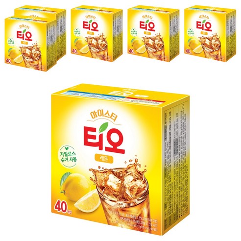 동서티오 아이스티 분말 레몬맛, 13g, 40개입, 6개