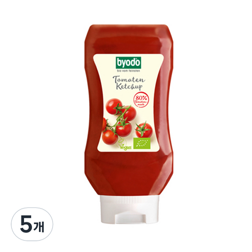 뵤도 유기농 토마토 케첩, 300ml, 5개