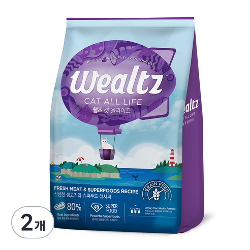 웰츠 캣 헤어볼 케어 사료, 닭, 6kg, 1개 로얄캐닌캣라이트 Best Top5 17 웰츠 캣 올라이프, 닭, 2.1kg, 2개