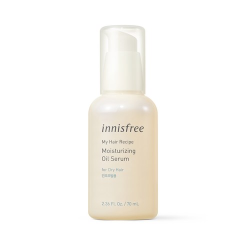 이니스프리 마이 헤어 레시피 모이스춰라이징 오일 세럼 건조 모발용, 70ml, 1개
