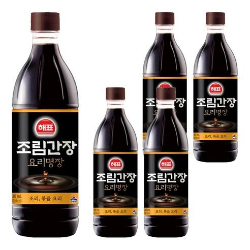 해표 조림간장, 930ml, 5개