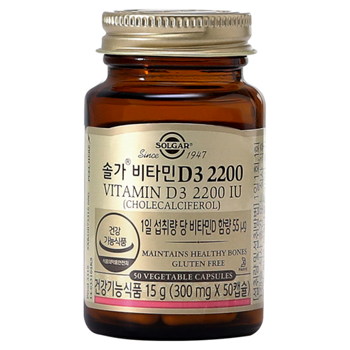 솔가 비타민D3 2200, 50정, 1개