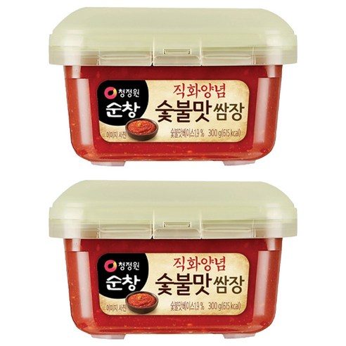청정원순창 직화양념 숯불맛 쌈장, 300g, 2개