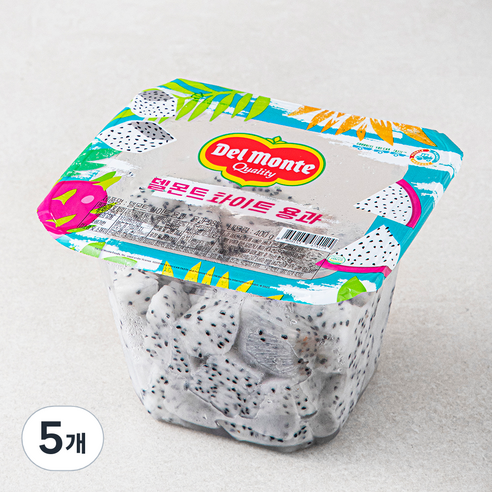 델몬트 화이트 용과, 5개, 400g