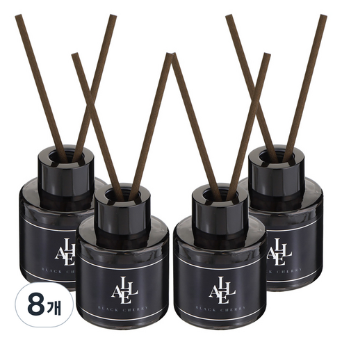 알레 블랙 디퓨저, 블랙체리, 50ml, 8개