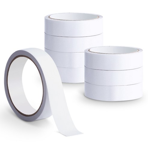 아뜰라임 자국없는 고점도 반투명 양면 테이프 12m x 24mm, 8개