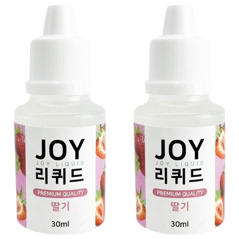 조이리퀴드 아로마조이 슬라임재료 30ml, 2개, 딸기