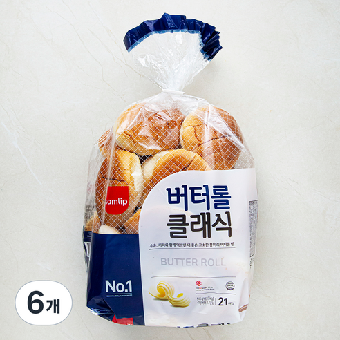 삼립 버터롤 클레식 21개입 546g × 6개 섬네일