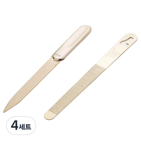 777 깔끄미 손톱 네일파일 2종 세트, 4세트