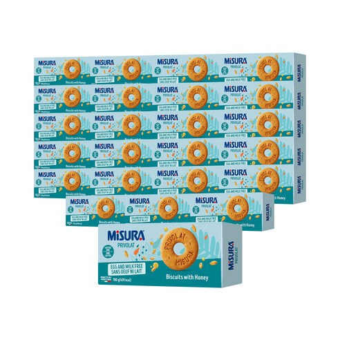 미주라 허니 비스켓, 100g, 24개
