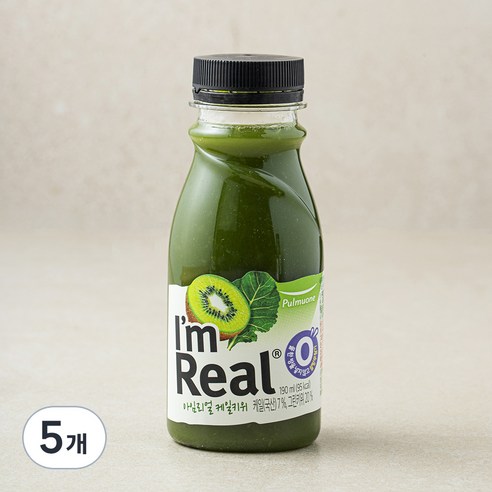 아임리얼 케일키위 주스, 190ml, 5개