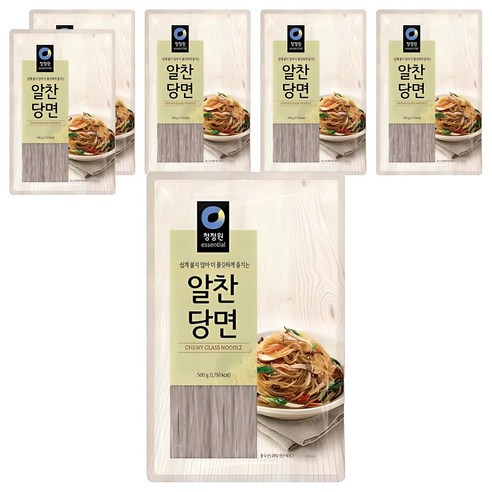 청정원 알찬 당면, 500g, 6개
