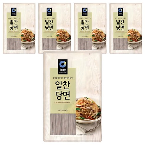 청정원 알찬 당면, 500g, 5개