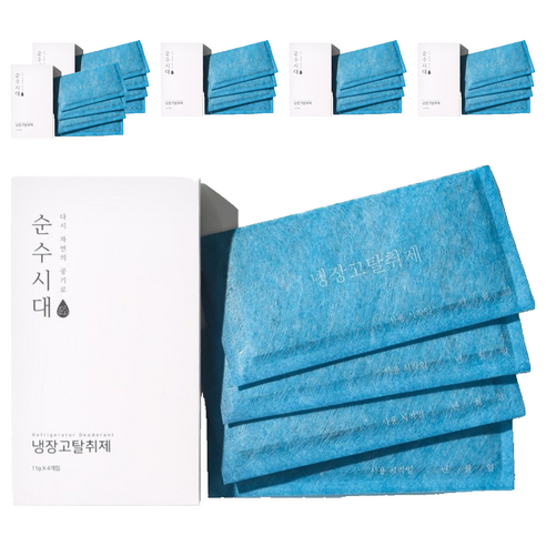 순수시대 냉장고 탈취제 본품, 44g, 6개