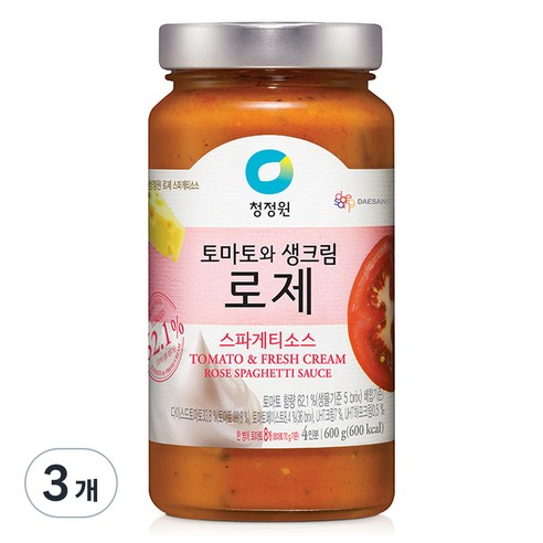 부드러움과 풍미의 조화: 청정원 토마토와 생크림 로제 스파게티 소스, 미식의 향연을 집에서 로제파스타소스