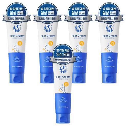 라이프홀릭 발각질 제거 크림, 1개입, 5개, 90ml