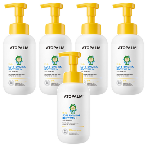 아토팜 소프트 포밍 바디 워시, 5개, 460ml