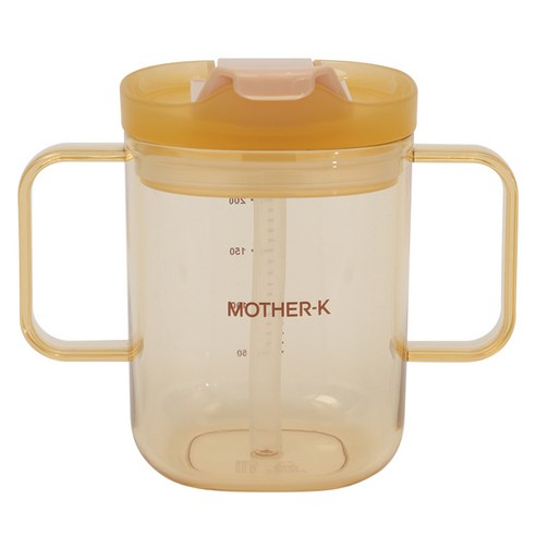 마더케이 PPSU 이유식 올인원 양손컵 250ml, 1개, 투명