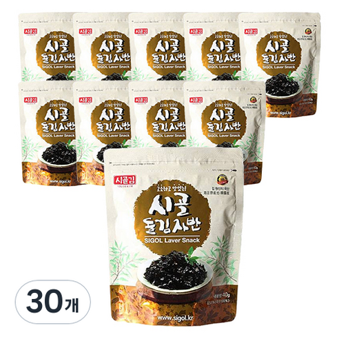 시골김 돌김자반, 40g, 30개