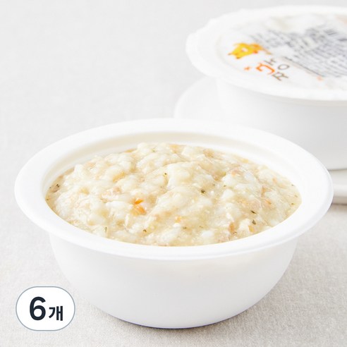 짱죽 중기 9개월부터 이유식 한우두부비타민채죽, 혼합맛(한우/두부), 200g, 6개