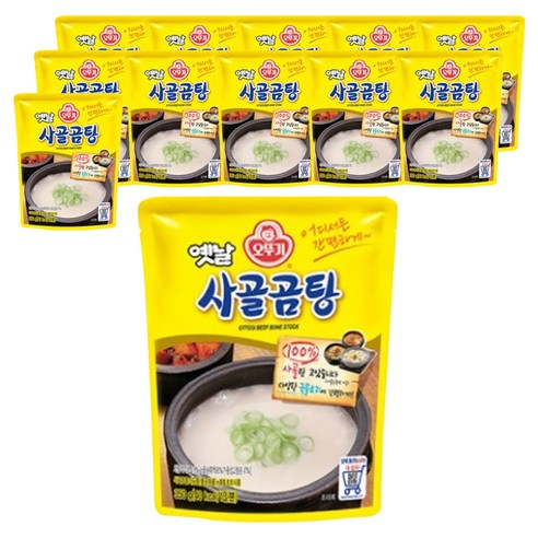 오뚜기 옛날 사골곰탕 국물, 350g, 12개