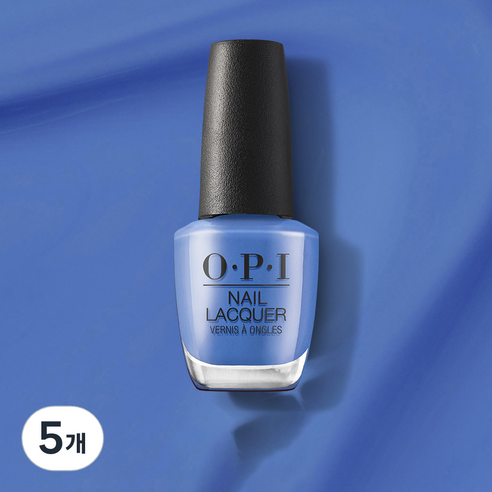 오피아이 네일락커 매니큐어, S033 Dream Come Blue, 5개, 15ml
