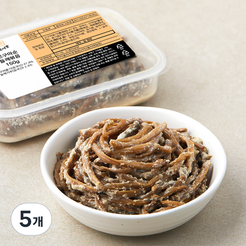 남도애꽃 고구마순 들깨볶음, 150g, 5개