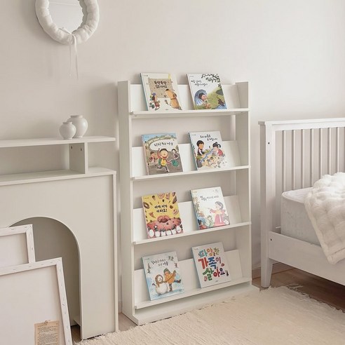 아이가 책을 ‘숨쉬듯’ 읽게 만드는 마법, 필웰 테미스 틸팅 전면 책장 사용 후기 안지가구전면책장