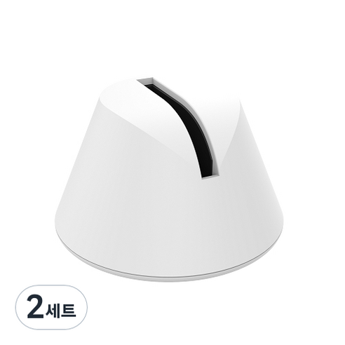 아이링 도크 스마트링 차량용 거치대, 2세트, 화이트