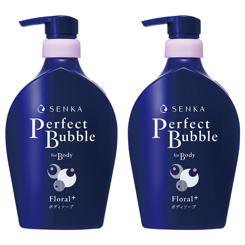 센카 퍼펙트 버블 포 바디워시 플로럴, 500ml, 2개