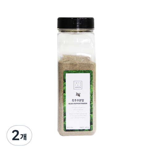 딜리셔스마켓 흑후추분말, 400g, 2개