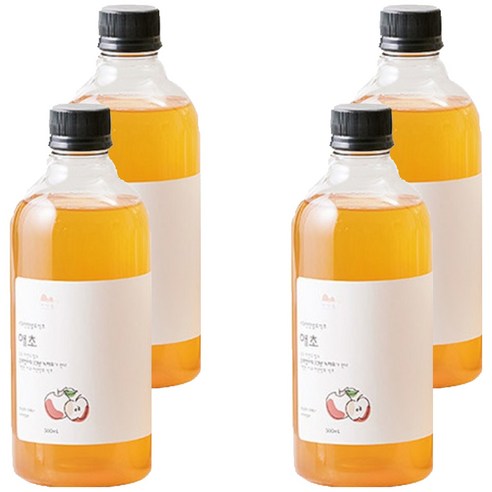 순희엄마 애초 사과 식초, 500ml, 4개
