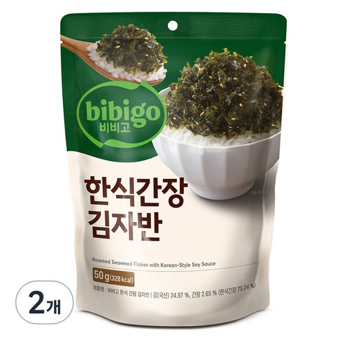 비비고 한식간장 김자반, 50g, 2개