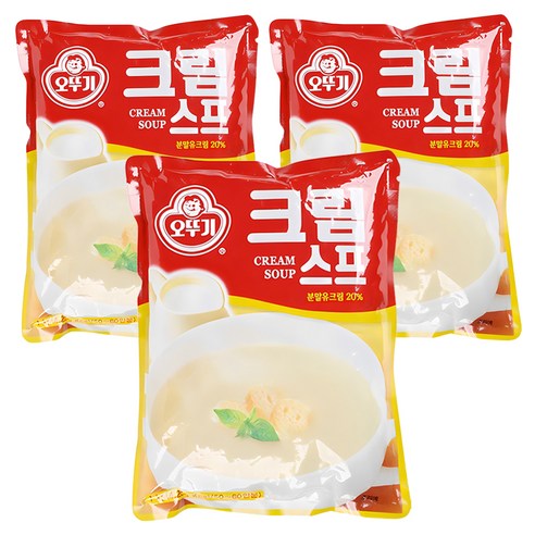 오뚜기 크림스프 1kg, 3개