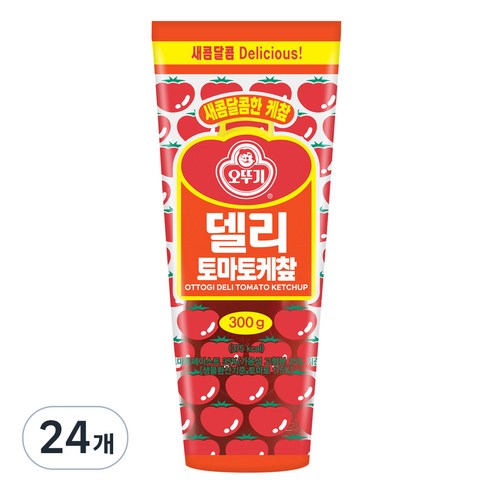 오뚜기 델리 토마토 케찹, 300g, 24개